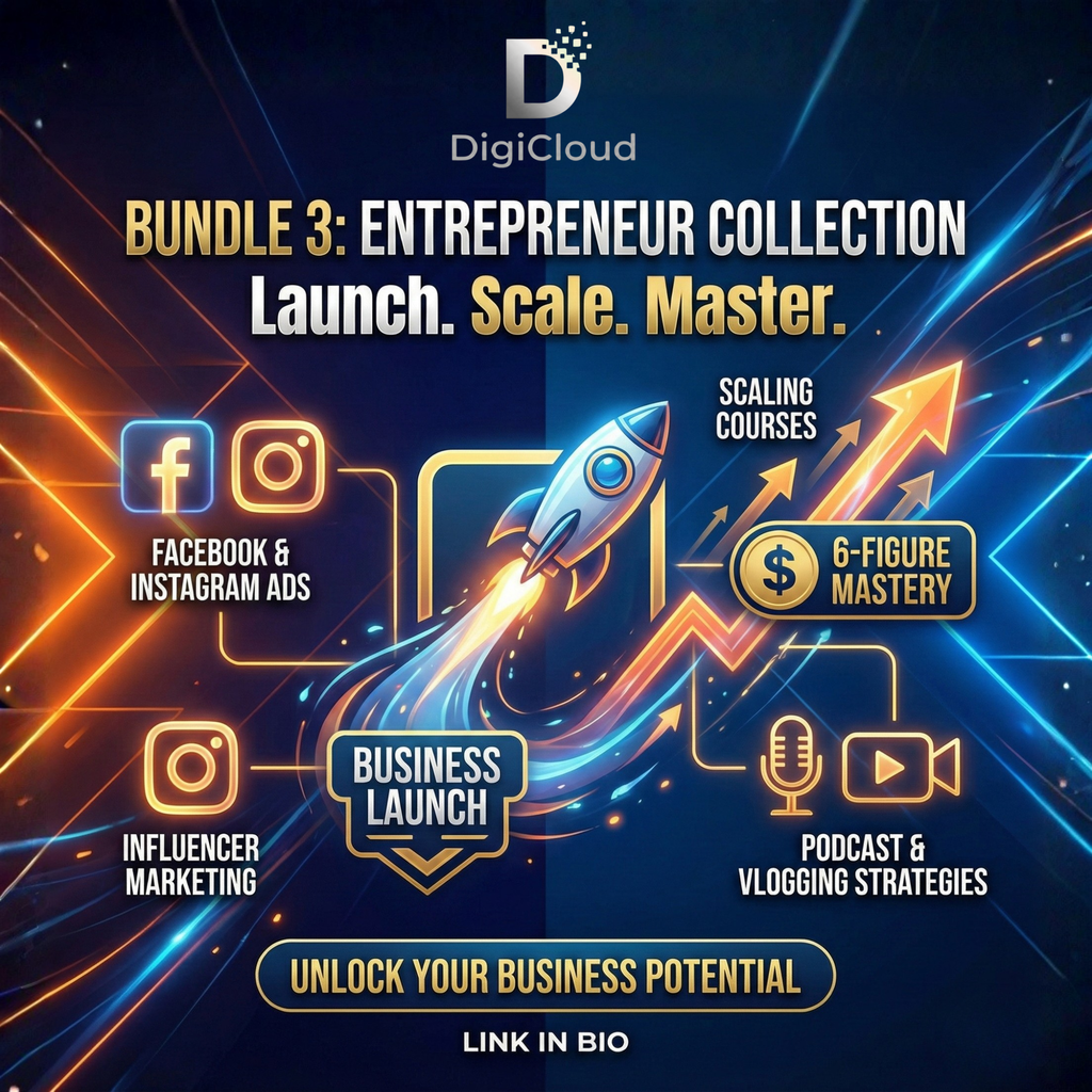 Entrepreneur Course Collection – Business Scaling & 6-Figure Mastery