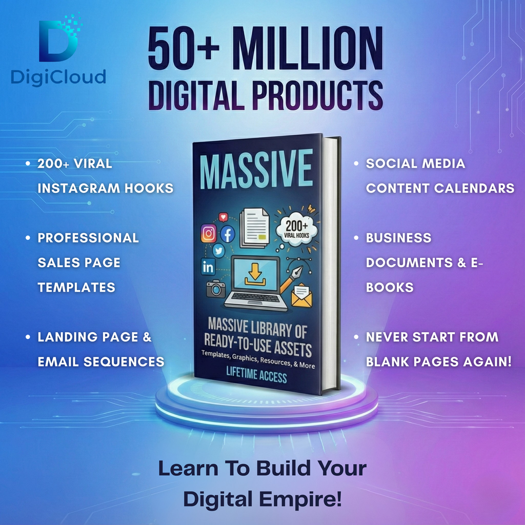 All In One Mega Course & Digital Products Collection – Ultimate Bundle at ₹999